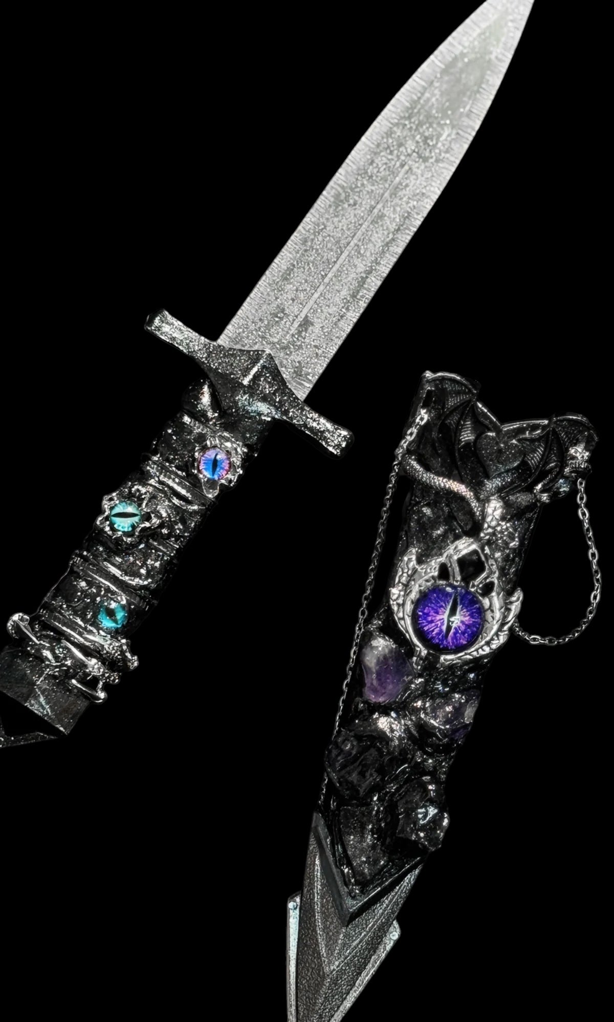 Handmade dagger-Amethyst