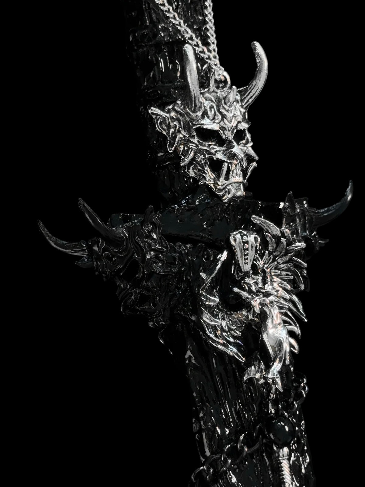 Handmade dagger-Devil and Angel