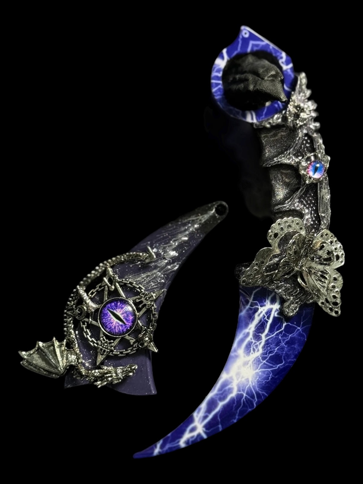 Handmade claw knife-Celestial Croscent