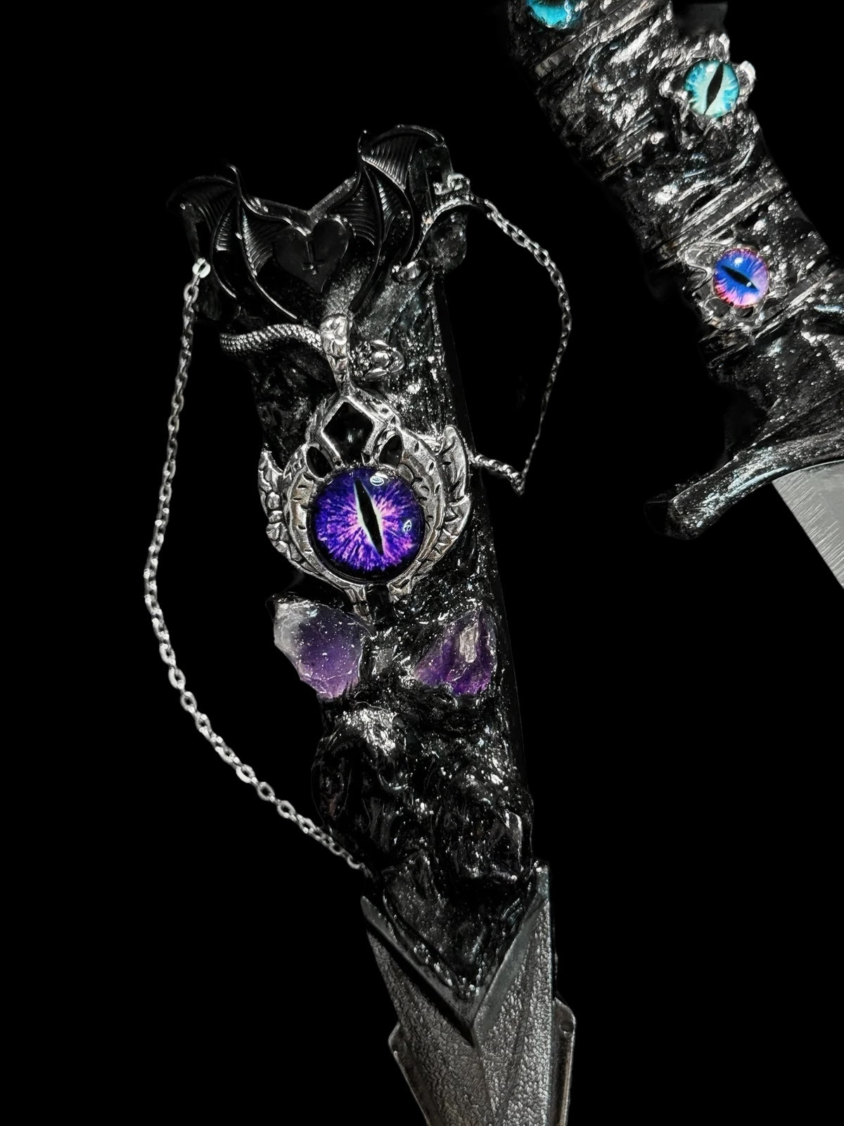Handmade dagger-Amethyst