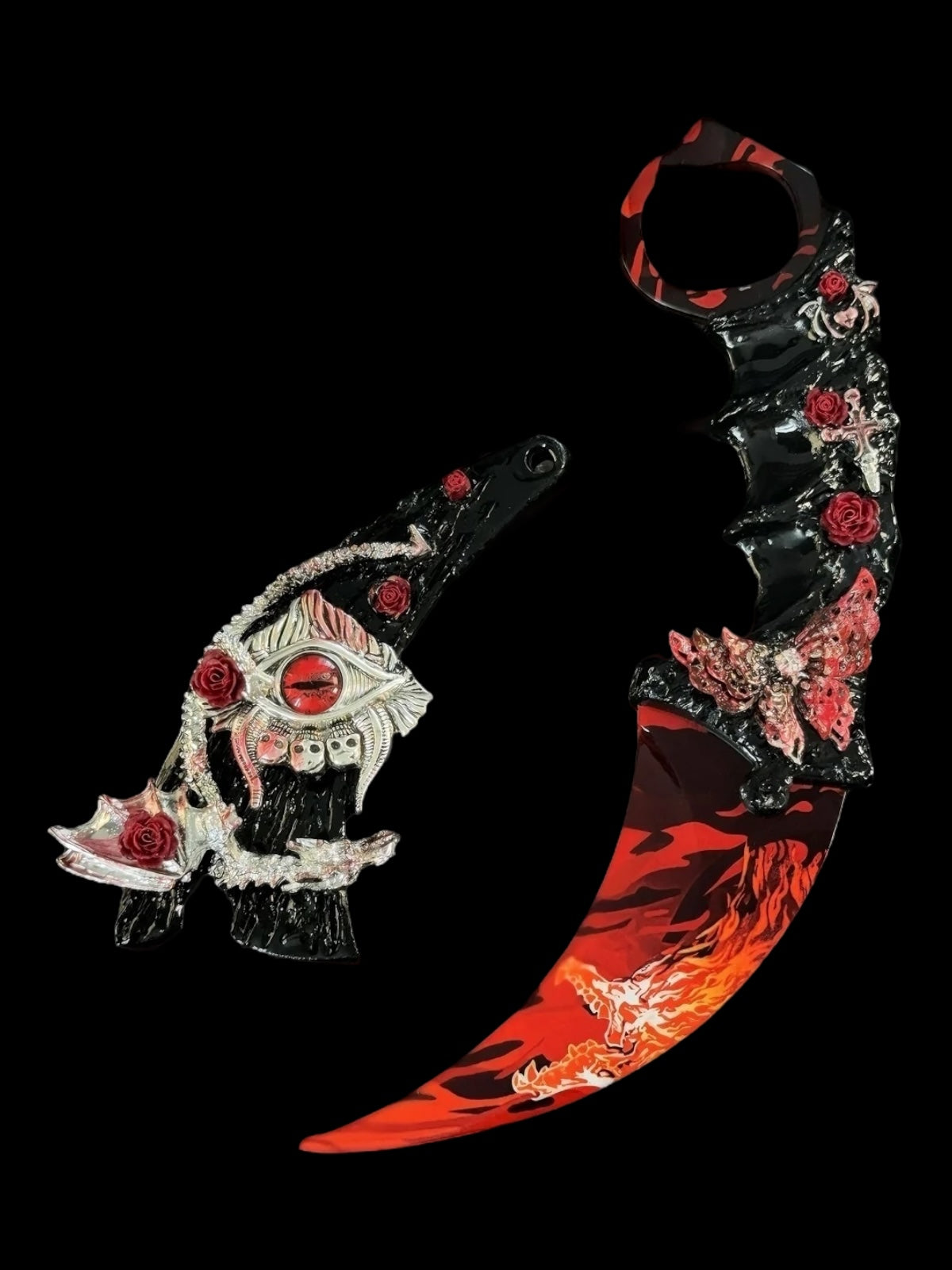Handmade claw knife - Rose's Nightmare