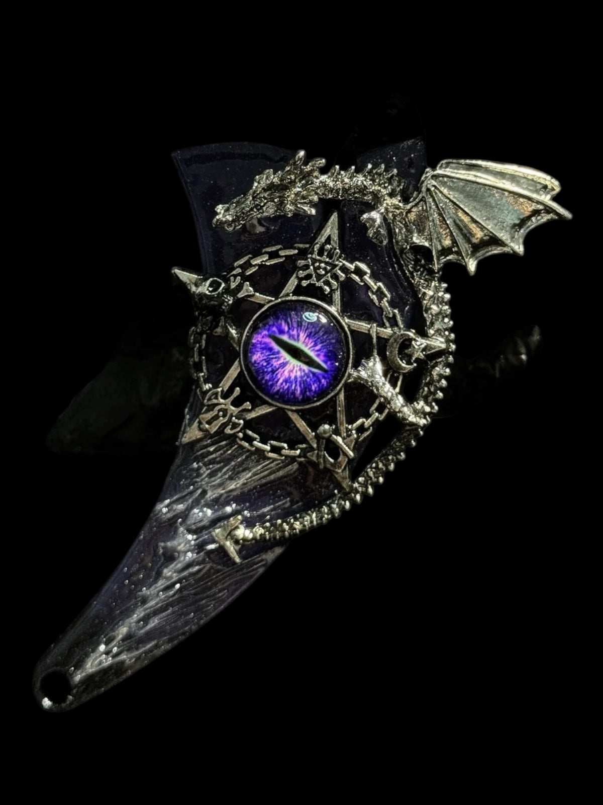 Handmade claw knife-Celestial Croscent