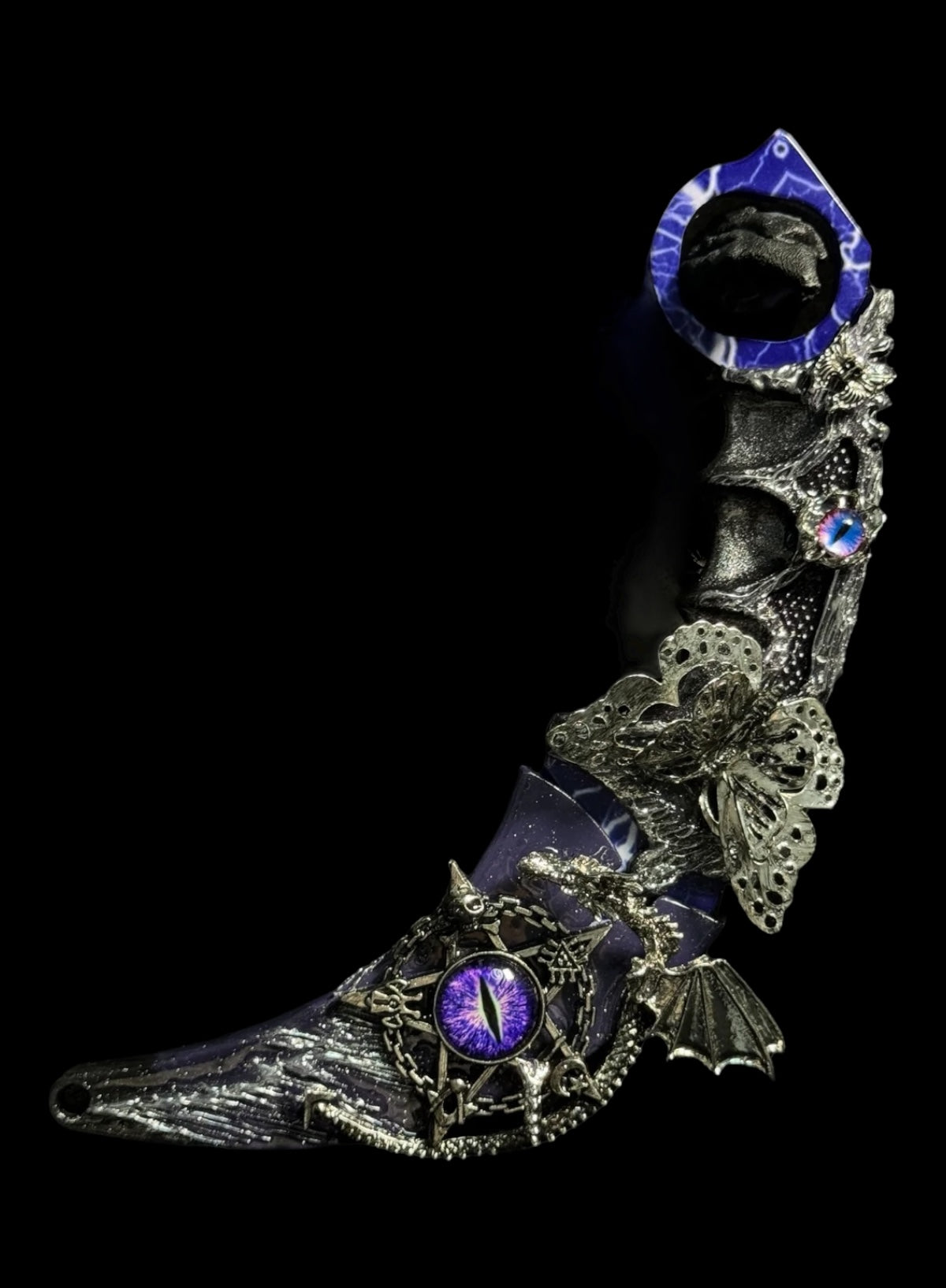 Handmade claw knife-Celestial Croscent