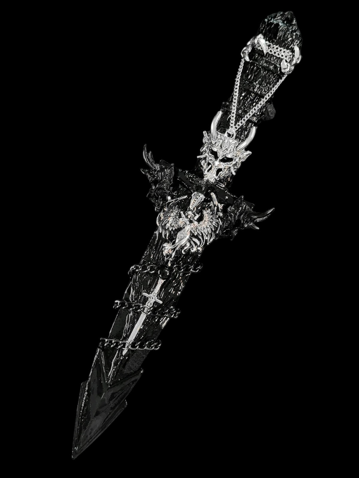 Handmade dagger-Devil and Angel