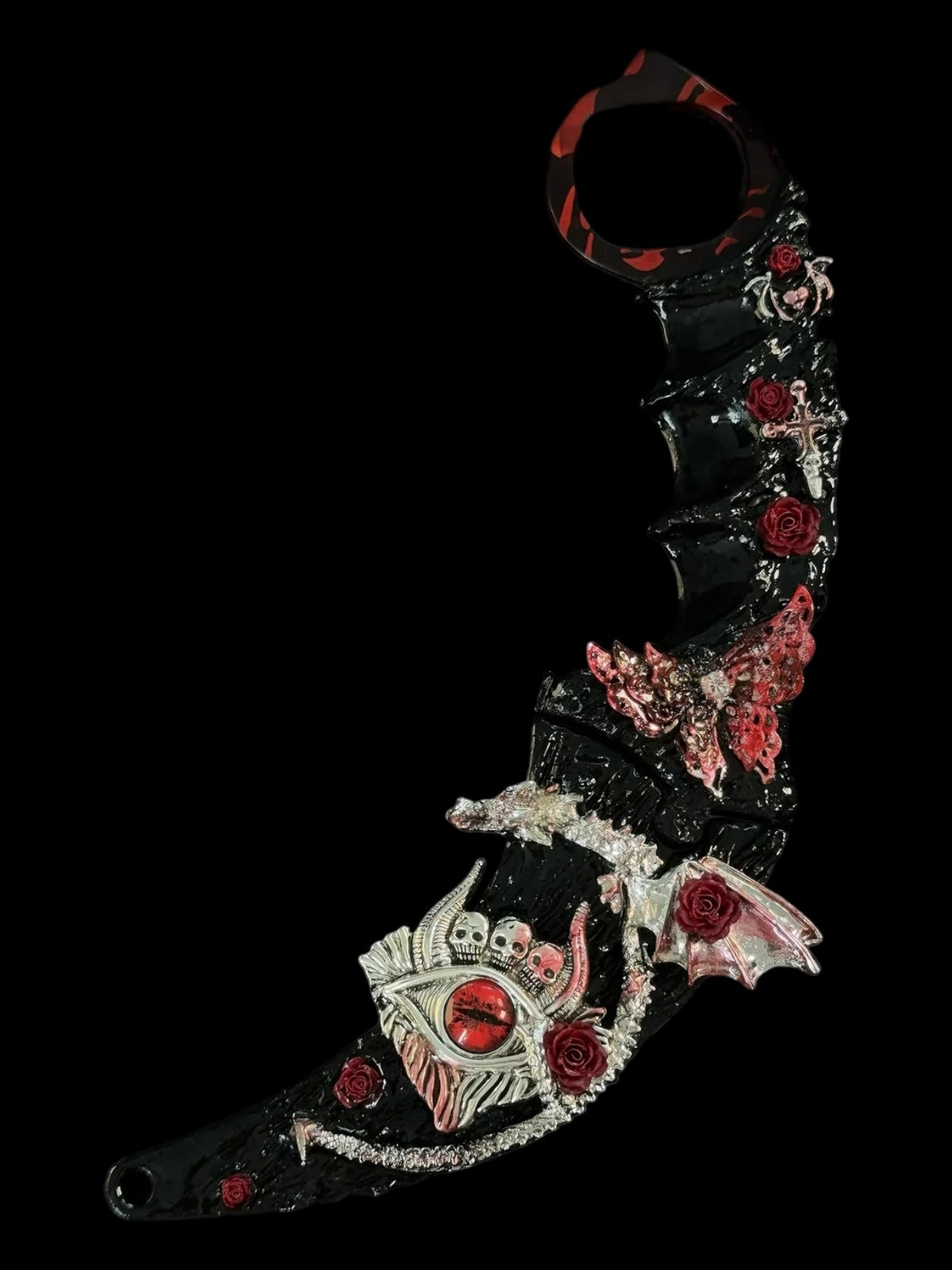 Handmade claw knife - Rose's Nightmare